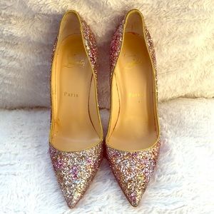 So Kate 120 Glitter Pumps (silver/gold/pink)